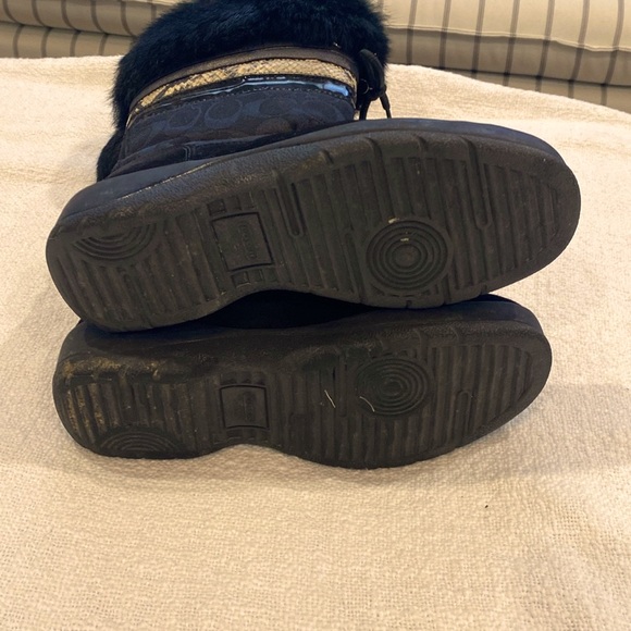 Coach Signature LORNA Winter Boots Women's size 7 - Picture 7 of 7